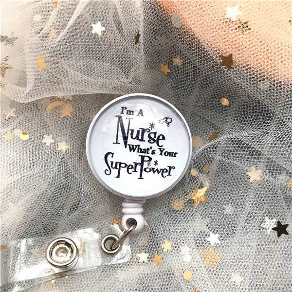 New Arrival Top Quality Retractable Doctor Nurse Badge Reel Fashion Cartoon cute Students ID Card Badge Holder Y16