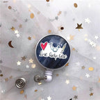 New Arrival Top Quality Retractable Doctor Nurse Badge Reel Fashion Cartoon cute Students ID Card Badge Holder