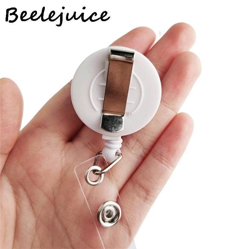 Red Flowers Art Retractable Badge Reel Lanyard Nurse ID Business Credit Card Work Card Badge Holder Office Student Clips ID Card