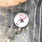 New Arrival Top Quality Retractable Doctor Nurse Badge Reel Fashion Cartoon cute Students ID Card Badge Holder Y17