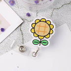 New Nurse Doctor Retractable Badge Reel with Horizontal Style Students ID Business Card Work Card Badge Holder Office Supplies