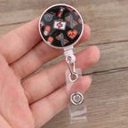 CB693 Grey's Anatomy Cartoon Pattern Retractable Nurse Badge Reel Holder Doctor Student ID Card Holder Exhibition Holder