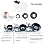 The Classic Black Doctor Cardiology Stethoscope - A Must-Have for Medical Professionals!