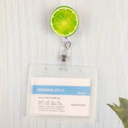 New Nurse Doctor Retractable Badge Reel with Horizontal Style Students ID Business Card Work Card Badge Holder Office Supplies