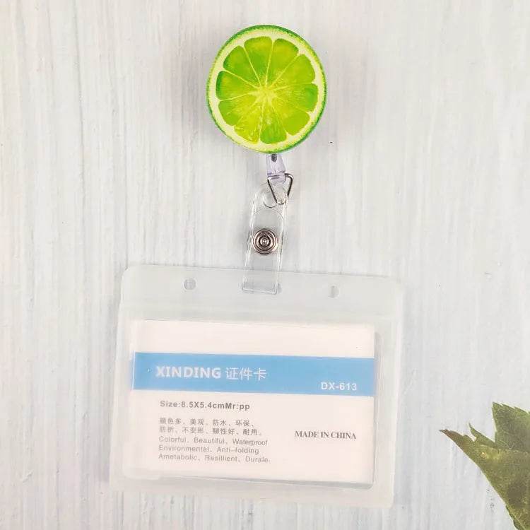 New Nurse Doctor Retractable Badge Reel with Horizontal Style Students ID Business Card Work Card Badge Holder Office Supplies
