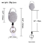 Colorful Retractable Badge Reel for Nurses, Doctors &amp; Students – Fun Gift for Hospital Staff