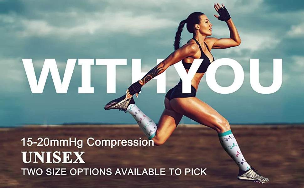 Men Women Socks Compression Socks Elastic Sports Beautiful Leg Nurse Stocking Jogging Climbing Cycling Flight Excercise