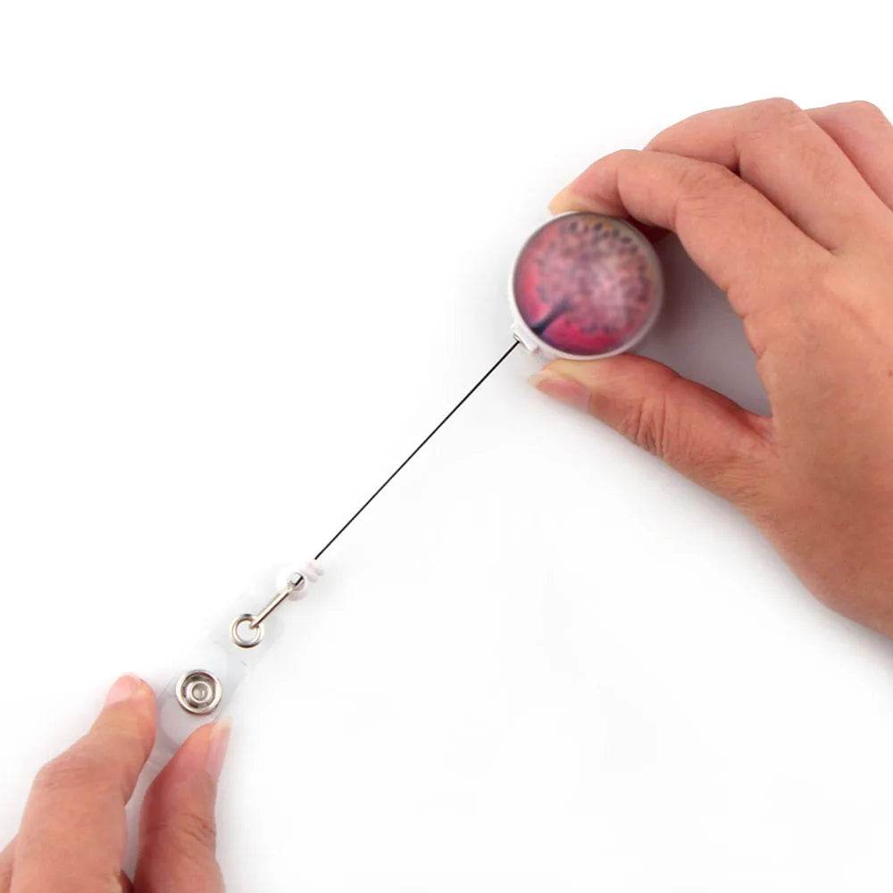 CB693 Grey's Anatomy Cartoon Pattern Retractable Nurse Badge Reel Holder Doctor Student ID Card Holder Exhibition Holder