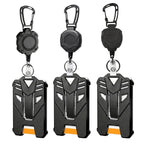 Heavy Duty Retractable Badge Reel, Carabiner Key Chain