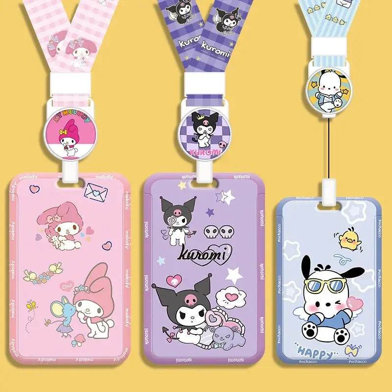 Hello Kitty ID Badge Reel, Card Holder, Neck Lanyard