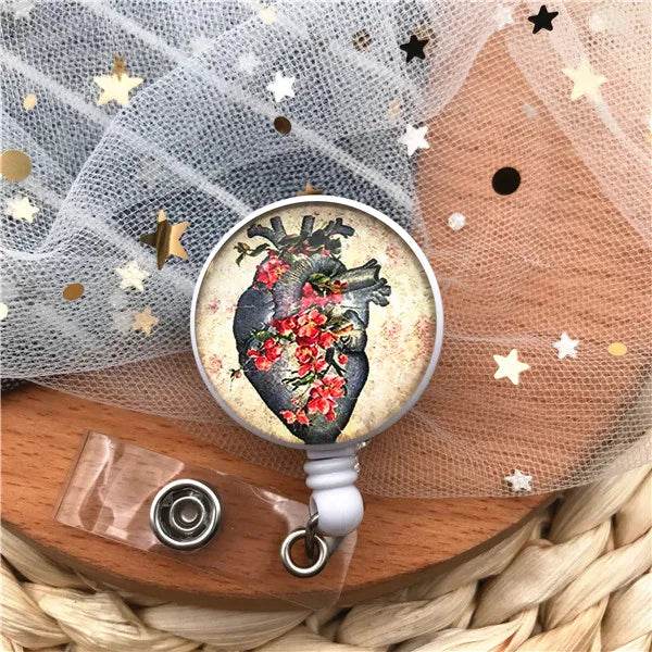 New Arrival Top Quality Retractable Doctor Nurse Badge Reel Fashion Cartoon cute Students ID Card Badge Holder Y04