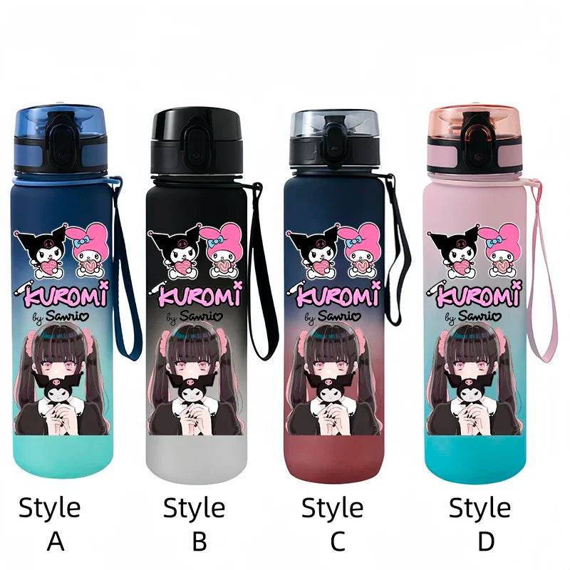 Kuromi Water Bottle – Durable, High-Temperature Resistant Frosted Plastic Cup