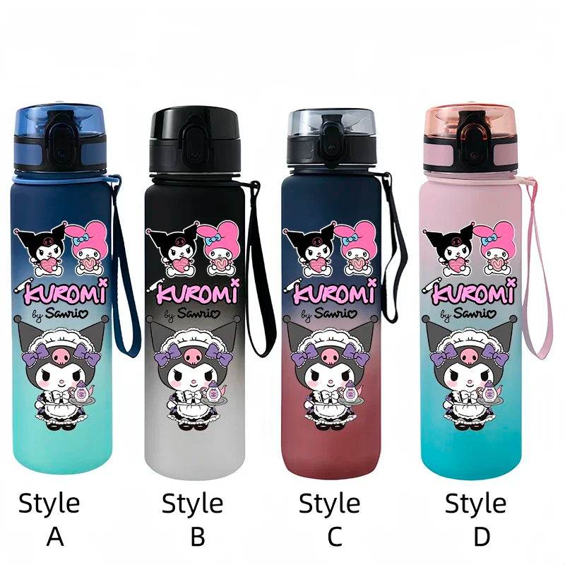 Kuromi Water Bottle – Durable, High-Temperature Resistant Frosted Plastic Cup