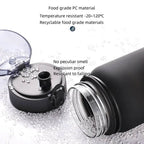 Kuromi Water Bottle – Durable, High-Temperature Resistant Frosted Plastic Cup