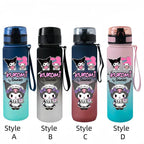 Kuromi Water Bottle – Durable, High-Temperature Resistant Frosted Plastic Cup kl5