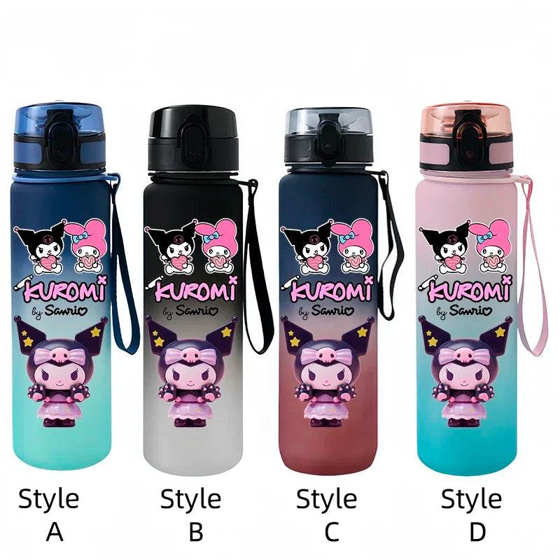 Kuromi Water Bottle – Durable, High-Temperature Resistant Frosted Plastic Cup