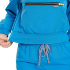 Long Sleeve Scrub Jacket and Matching Pants Set, Jogging Style, Scrubs Sets
