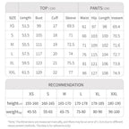 Long Sleeve Scrub Jacket and Matching Pants Set, Jogging Style, Scrubs Sets