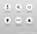 Medical Arm Blood Pressure Cuff, Thermometer, Pulse-Ox Set, Nurse, Doctor