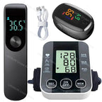 Medical Arm Blood Pressure Cuff, Thermometer, Pulse-Ox Set, Nurse, Doctor Set 10