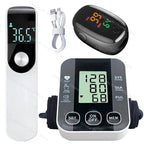 Medical Arm Blood Pressure Cuff, Thermometer, Pulse-Ox Set, Nurse, Doctor Set 6