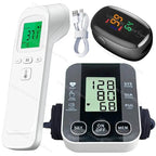 Medical Arm Blood Pressure Cuff, Thermometer, Pulse-Ox Set, Nurse, Doctor Set 9