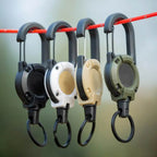 Heavy Duty Retractable Pull Badges, ID Reel Carabiner, Key Chain Key Holder