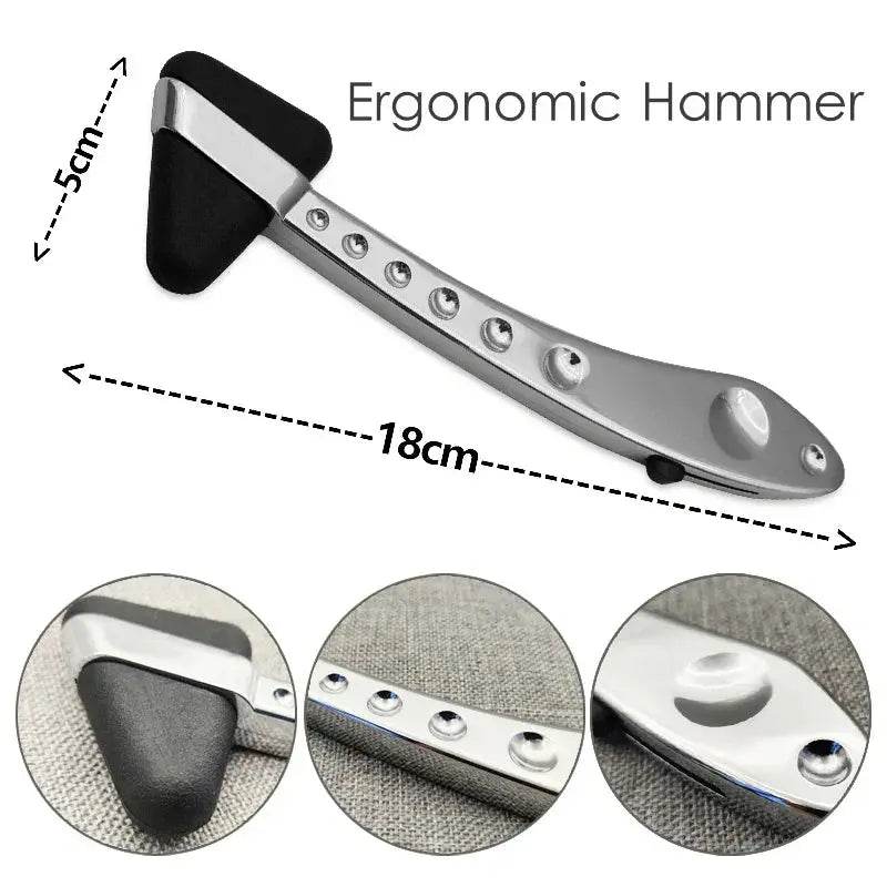 Neurological Diagnostic Percussor, Reflex Percussion Hammer Set with LED Penlight