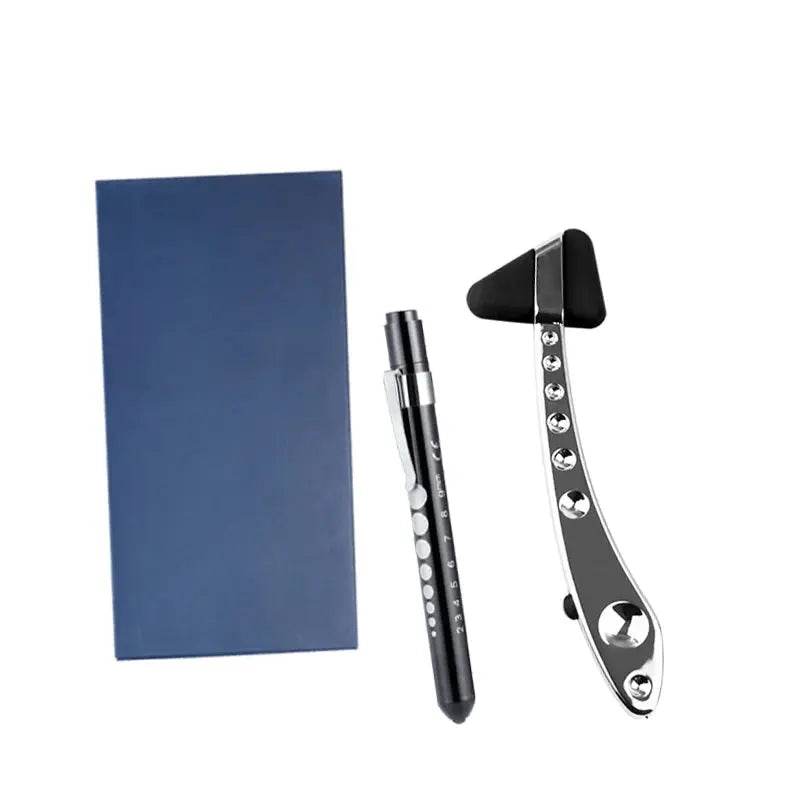 Neurological Diagnostic Percussor, Reflex Percussion Hammer Set with LED Penlight