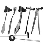 Neurological Percussion Set-Reflex Hammer Set, Includes Pinwheel, Babinski Hammer,Taylor Buck Hammer,Diagnostic Kit