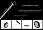 Neurological Percussion Set-Reflex Hammer Set, Includes Pinwheel, Babinski Hammer,Taylor Buck Hammer,Diagnostic Kit
