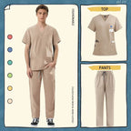 Unisex Medical Scrub Sets for Healthcare Professionals - Surgical and Medical Workwear 42168-Apricot
