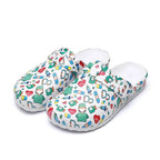 Nurses Shoes, Doctors Shoes, Waterproof Slide-on, Non-slip Clogs Doctor's Pattern