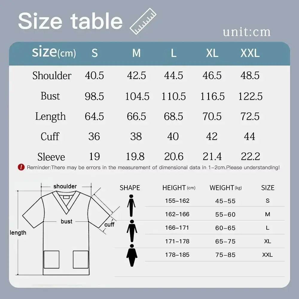 Printed Medical Scrub Tops | Stylish Uniform Medical Tops