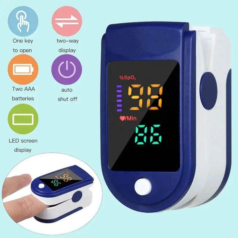 Pulse Oximeter Finger Clip Pulse Monitor Home Monitoring Pulse Oximeter