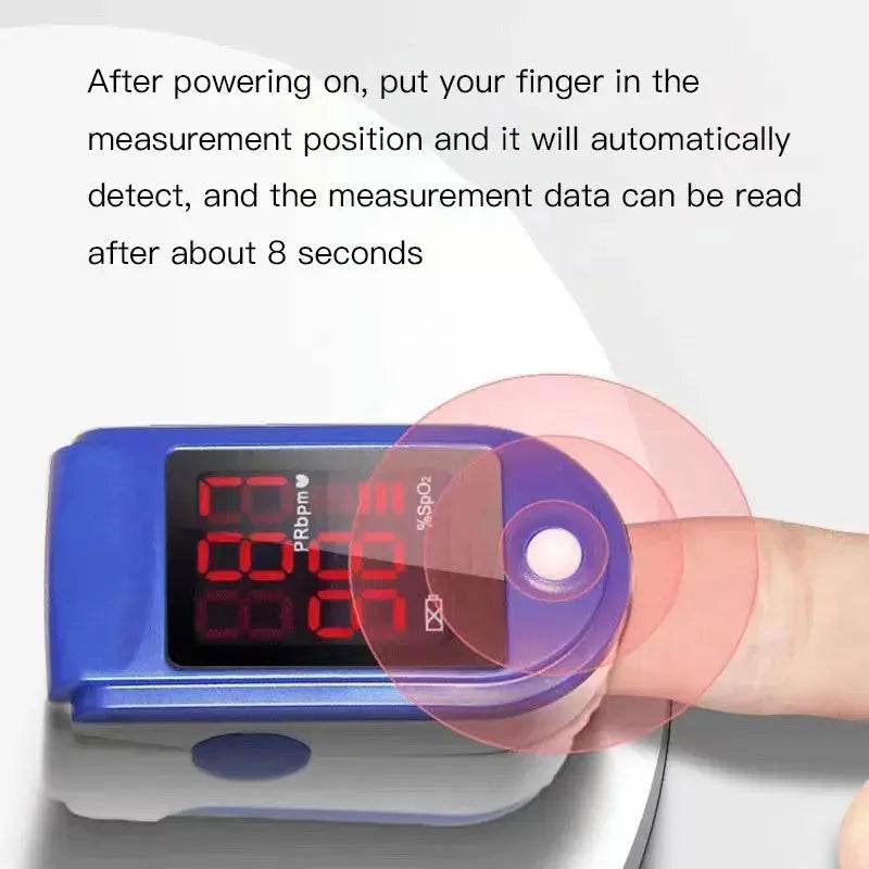 Pulse Oximeter Finger Clip Pulse Monitor Home Monitoring Pulse Oximeter
