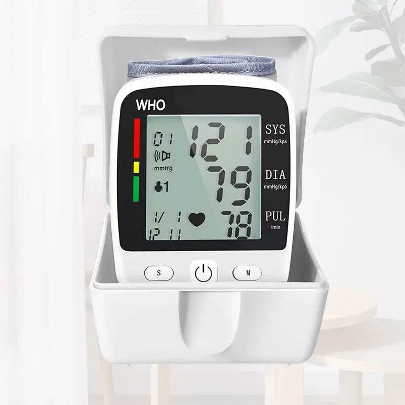Rechargeable Digital Blood Pressure Monitor, Wrist Electronic BP Cuff