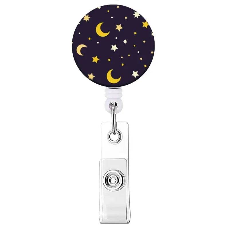 Retractable Badge Reel, Reel Clip, Card Holders, Healthcare Novelties and Gifts Light Black