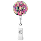 Retractable Badge Reel, Reel Clip, Card Holders, Healthcare Novelties and Gifts Yellow
