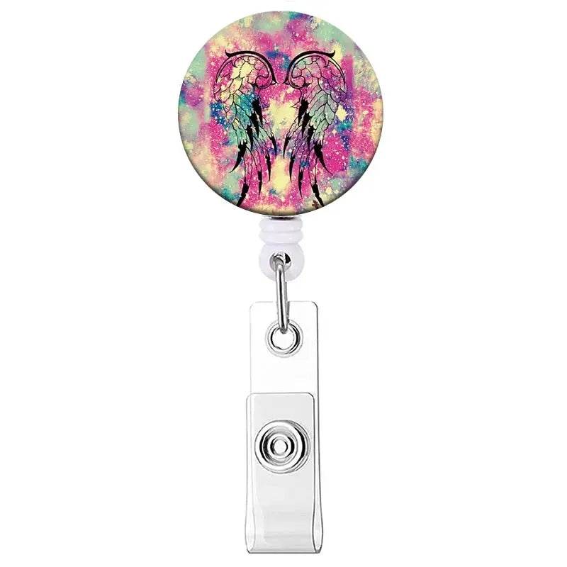 Retractable Badge Reel, Reel Clip, Card Holders, Healthcare Novelties and Gifts Yellow