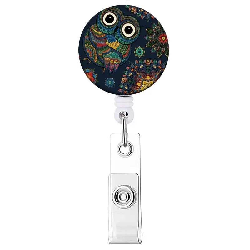 Retractable Badge Reel, Reel Clip, Card Holders, Healthcare Novelties and Gifts Pink