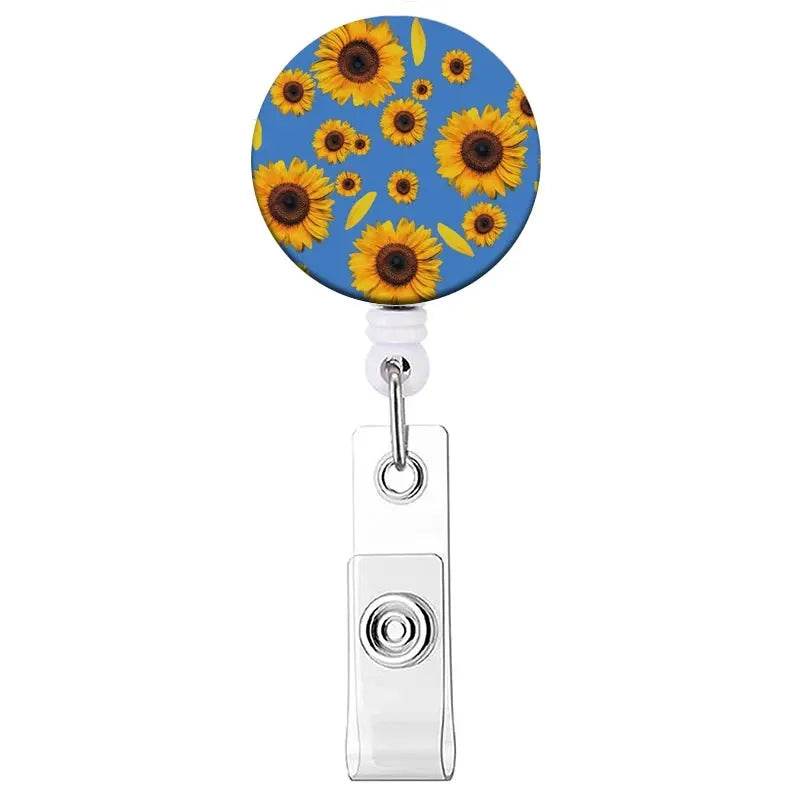 Retractable Badge Reel, Reel Clip, Card Holders, Healthcare Novelties and Gifts Navy Blue