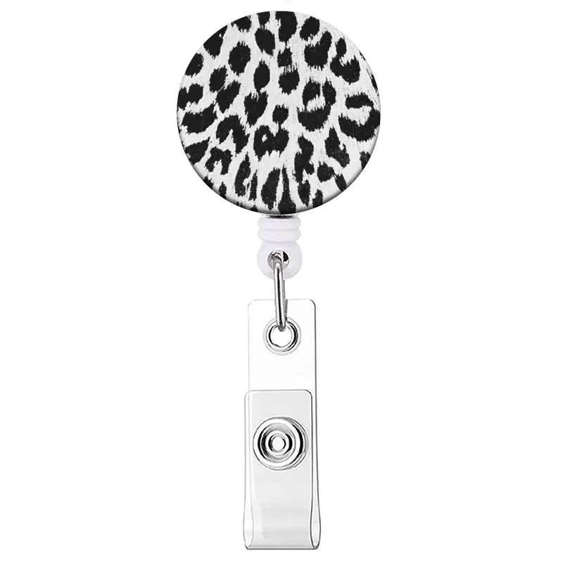 Retractable Badge Reel, Reel Clip, Card Holders, Healthcare Novelties and Gifts Beige