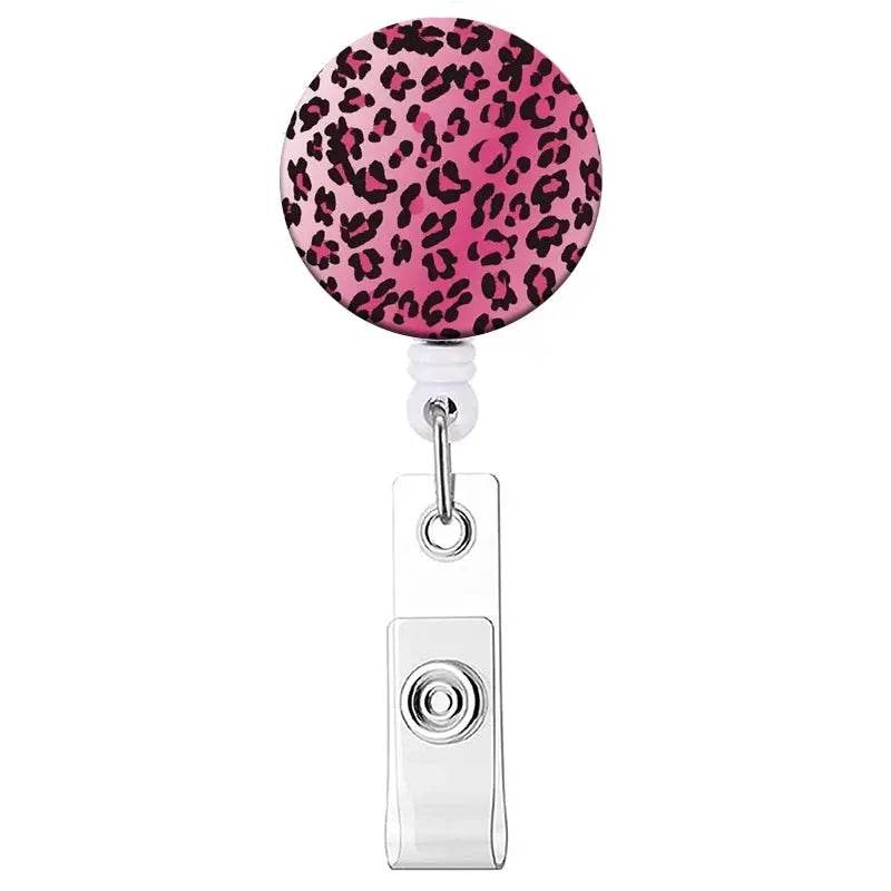 Retractable Badge Reel, Reel Clip, Card Holders, Healthcare Novelties and Gifts Black&Red