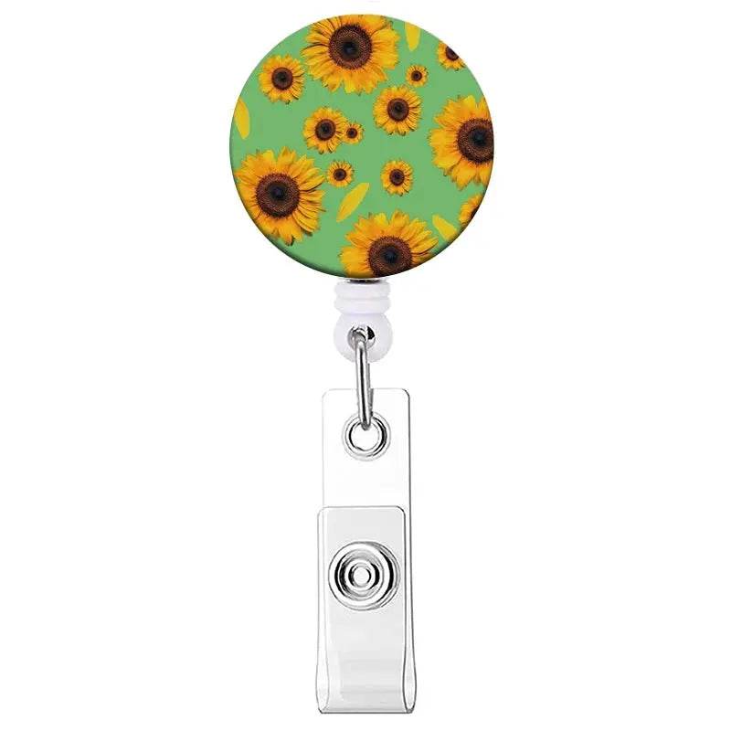 Retractable Badge Reel, Reel Clip, Card Holders, Healthcare Novelties and Gifts Sunny Yellow