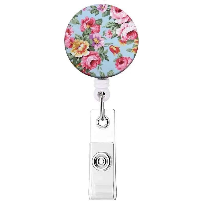 Retractable Badge Reel, Reel Clip, Card Holders, Healthcare Novelties and Gifts Red