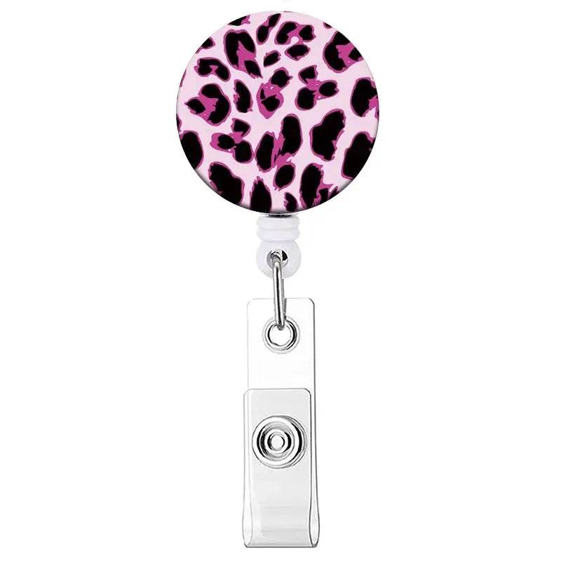Retractable Badge Reel, Reel Clip, Card Holders, Healthcare Novelties and Gifts black