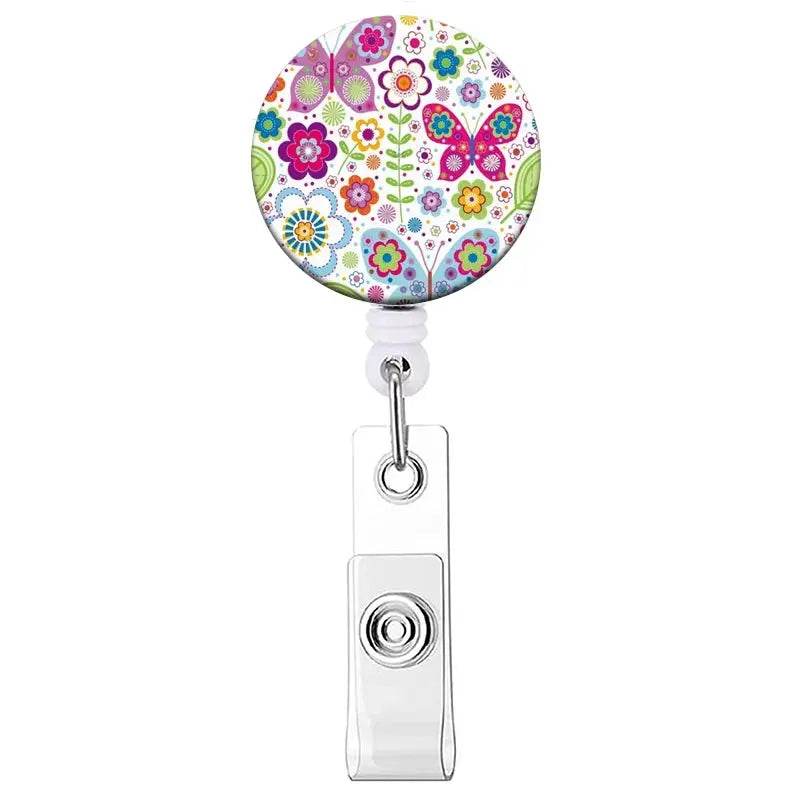 Retractable Badge Reel, Reel Clip, Card Holders, Healthcare Novelties and Gifts Khaki