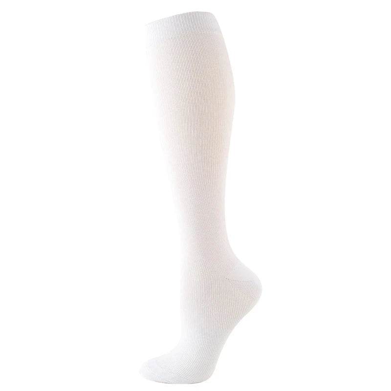 Compression Socks For Men Women To Resist Fatigue Varicose Edema Knee Height Of 20-30mmHg Running Basketball Hiking Sports Socks