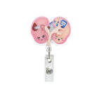 Badge Reel Lightweight Retractable Badge Clip Id Card Holder Kidney 1